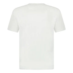 STONE ISLAND LOGO PATCH COTTON T-SHIRT WHITE