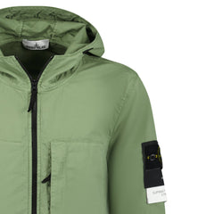 STONE ISLAND 'SUPIMA' ZIP-UP JACKET GREEN