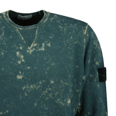 STONE ISLANDTye Dye Crewneck Sweatshirt Dark Green