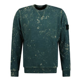 STONE ISLANDTye Dye Crewneck Sweatshirt Dark Green