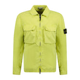 STONE ISLANDZip Overshirt Jacket Lemon