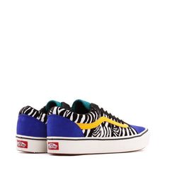 Vans UA ComfyCush Old Skool Zebra Tidepool Surf The Web Women VN0A3WMAVWT