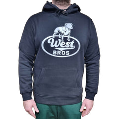 West Brothers Staffordshire Hoodie - Black / Silver