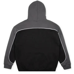 WNDRR Token Panel Hood Sweat - Black / Grey