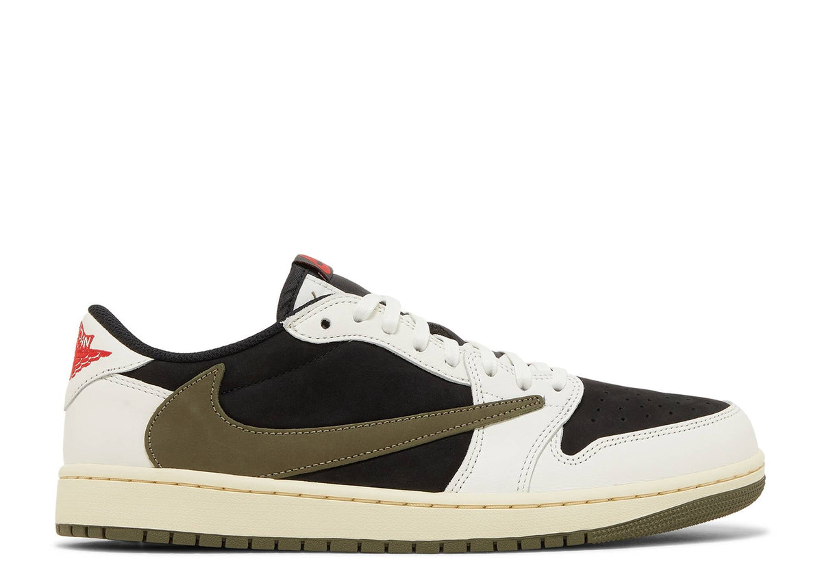 Jordan 1 Retro Low OG SP Travis Scott Olive (WMNS) (WORN)
