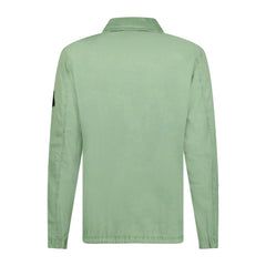 STONE ISLANDBASIC BADGE OVER-SHIRT MINT GREEN