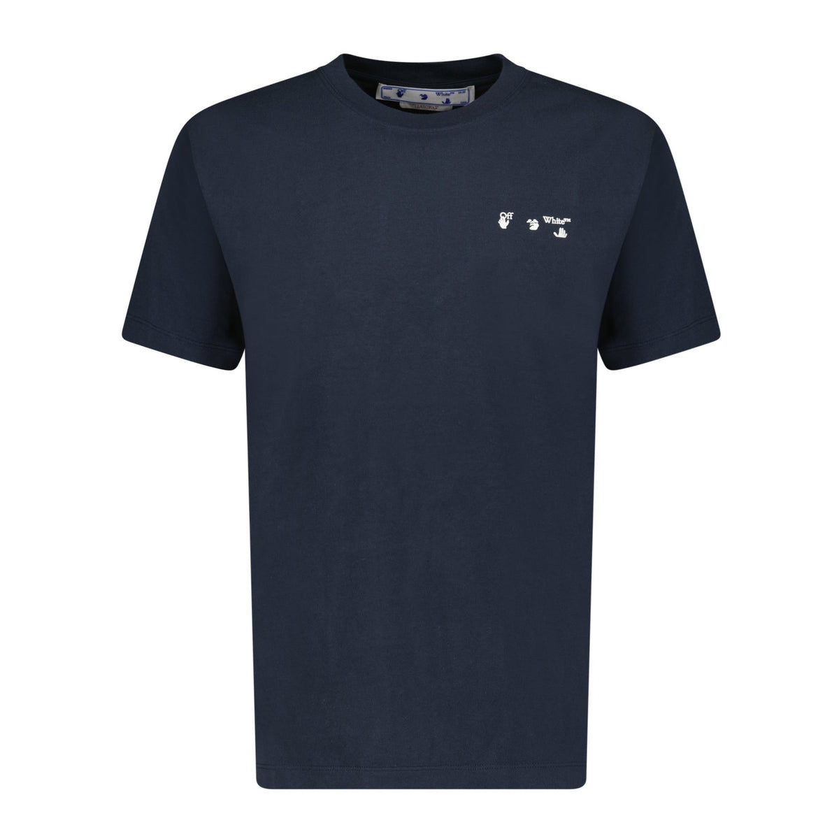 OFF-WHITE LOGO T-SHIRT NAVY BLUE