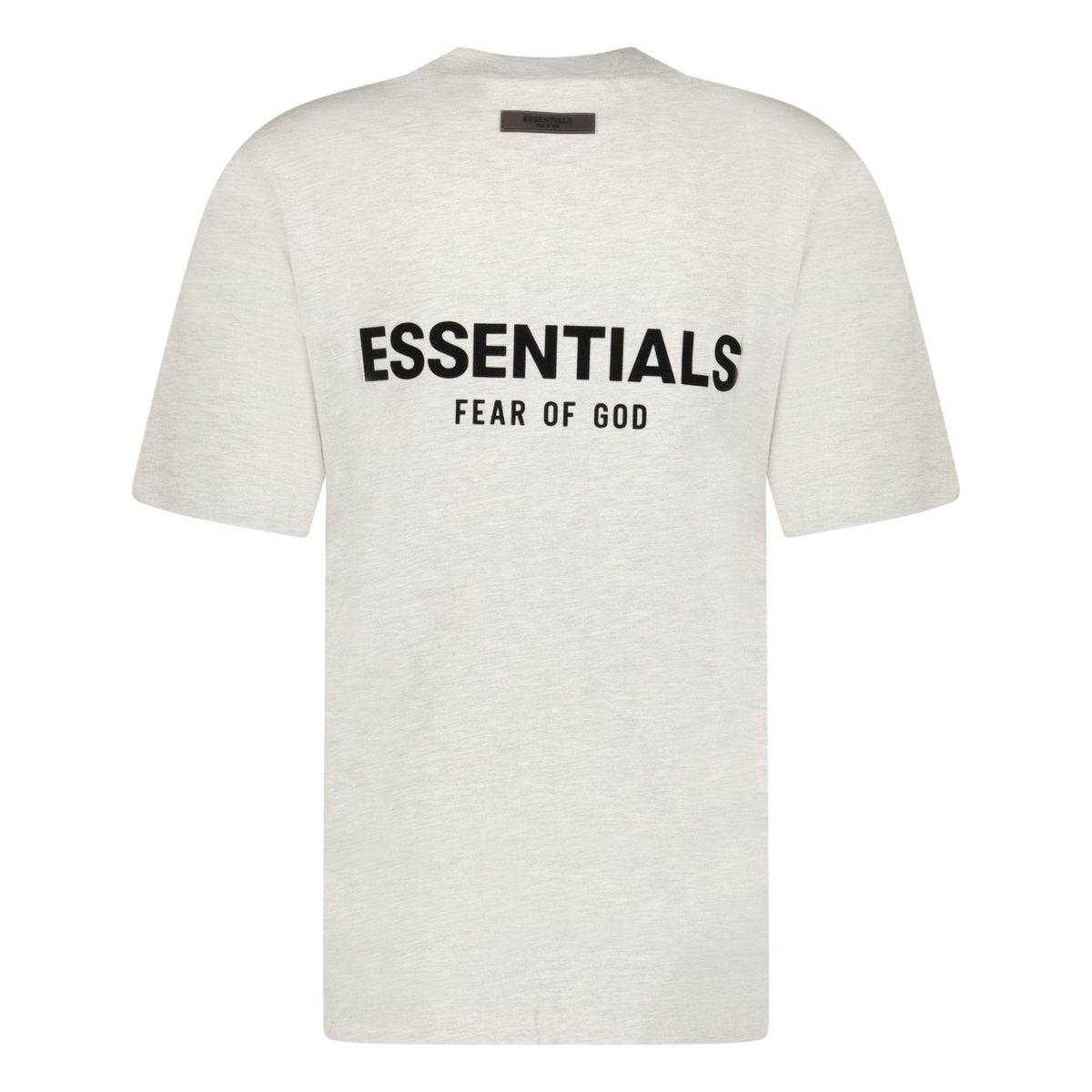 FEAR OF GOD ESSENTIALS CREW NECK LIGHT OATMEAL GREY T-SHIRT