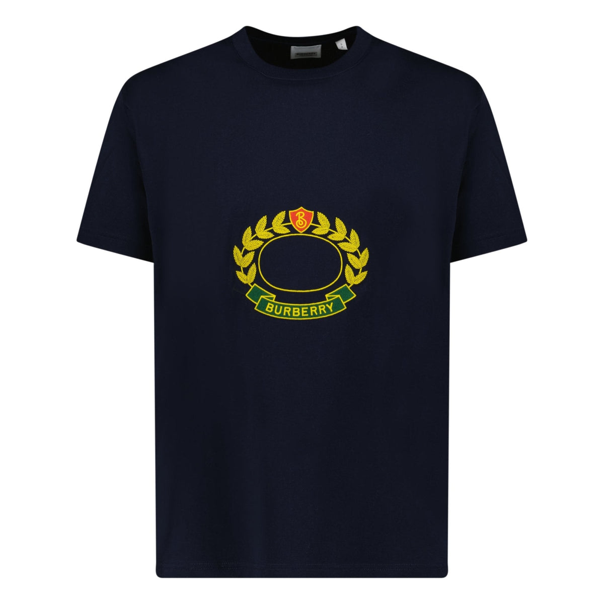 BURBERRY CREST LOGO T-SHIRT NAVY