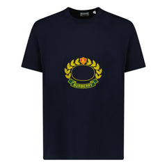 BURBERRY CREST LOGO T-SHIRT NAVY