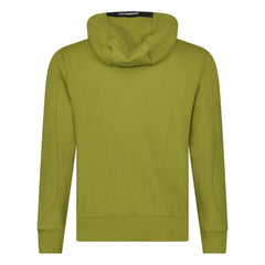 CP COMPANY ARM LENS HOODIE OLIVE GREEN