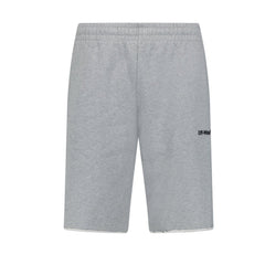 OFF-WHITE WRITING LOGO SHORTS GREY