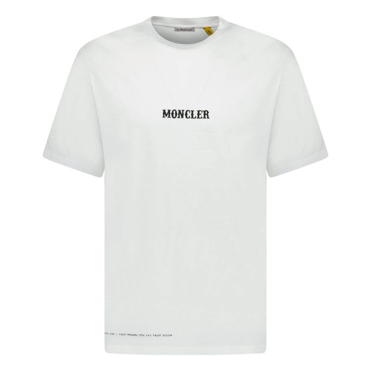MONCLER WRITING LOGO T-SHIRT WHITE