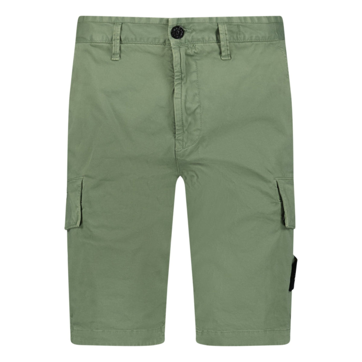 STONE ISLANDCARGO SHORTS KHAKI GREEN