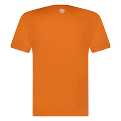 STONE ISLAND LOGO CAMO DESIGN T-SHIRT ORANGE