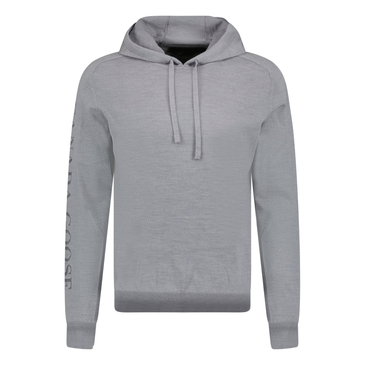 CANADA GOOSE KNITTED WELLAND HOODIE GREY