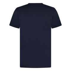 MONCLER PATCH BADGE LOGO T-SHIRT NAVY