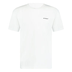 OFF WHITE DIAGONAL TAB T-SHIRT WHITE