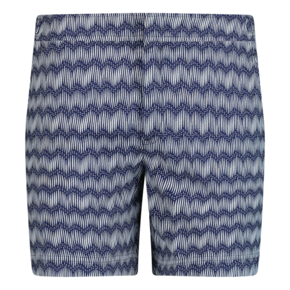 ORLEBAR BROWN BULLDOG PRINTED SWIM SHORTS NAVY BLUE
