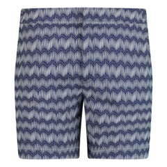 ORLEBAR BROWN BULLDOG PRINTED SWIM SHORTS NAVY BLUE