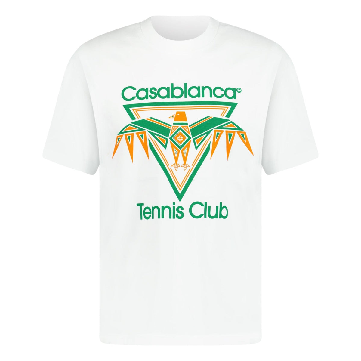 CASABLANCA EAGLE TENNIS CLUB T-SHIRT WHITE