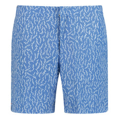 ORLEBAR BROWN BULLDOG LEAF PRINTED SWIM SHORTS BLUE