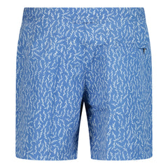 ORLEBAR BROWN BULLDOG LEAF PRINTED SWIM SHORTS BLUE