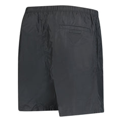 PRADA LOGO SWIM SHORTS BLACK