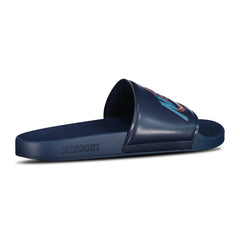 MISSONI POOL SLIDERS NAVY BLUE
