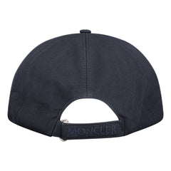 MONCLER LOGO CAP NAVY BLUE