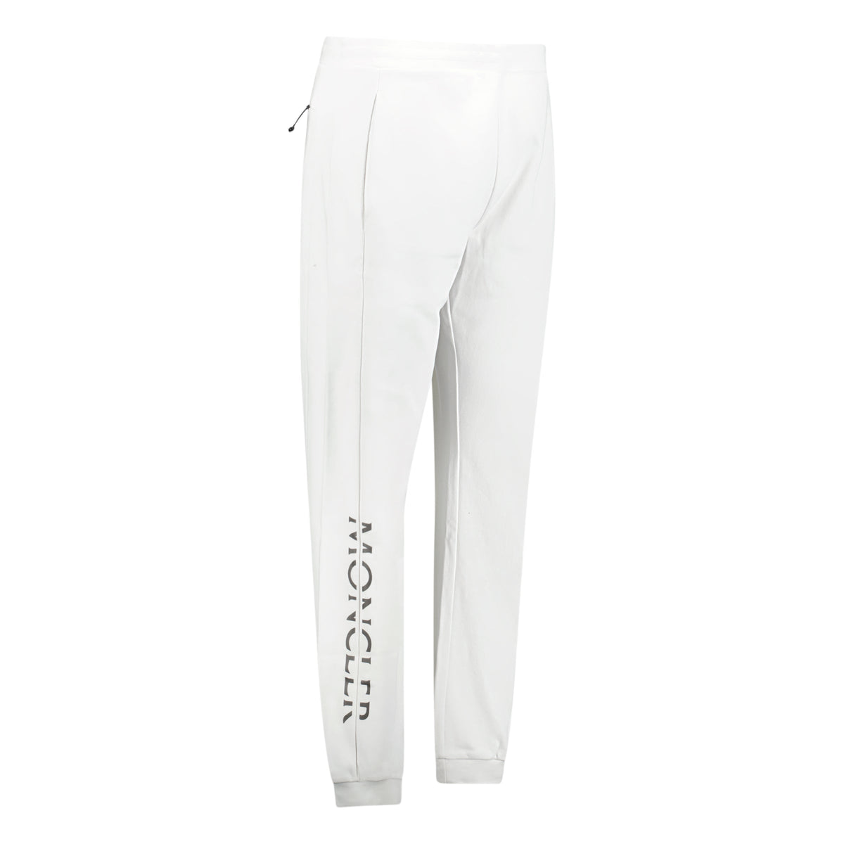 MONCLER SPLIT LOGO SWEATPANTS WHITE