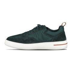 LORO PIANA NEWPORT WALK GREEN / WHITE TRAINERS