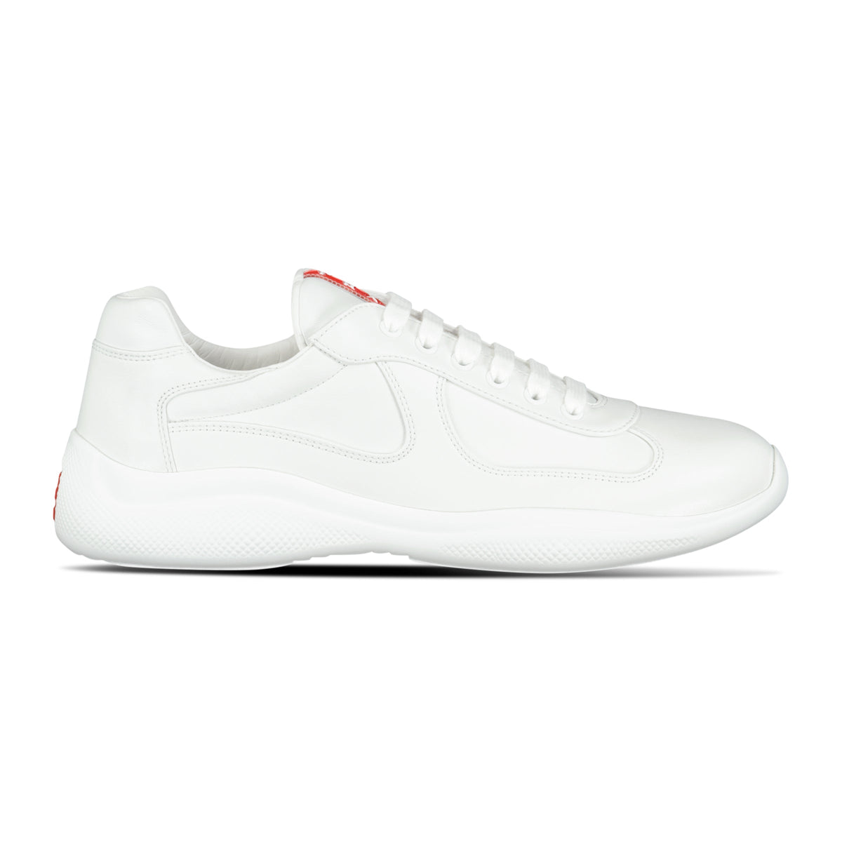 PRADA AMERICAS CUPS WHITE LEATHER