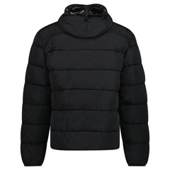 CP COMPANY CHROME R GOGGLE HOODED JACKET BLACK