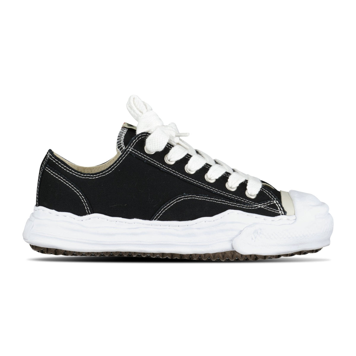 MIHARA YASUHIRO HANK LOW TOP TRAINERS BLACK