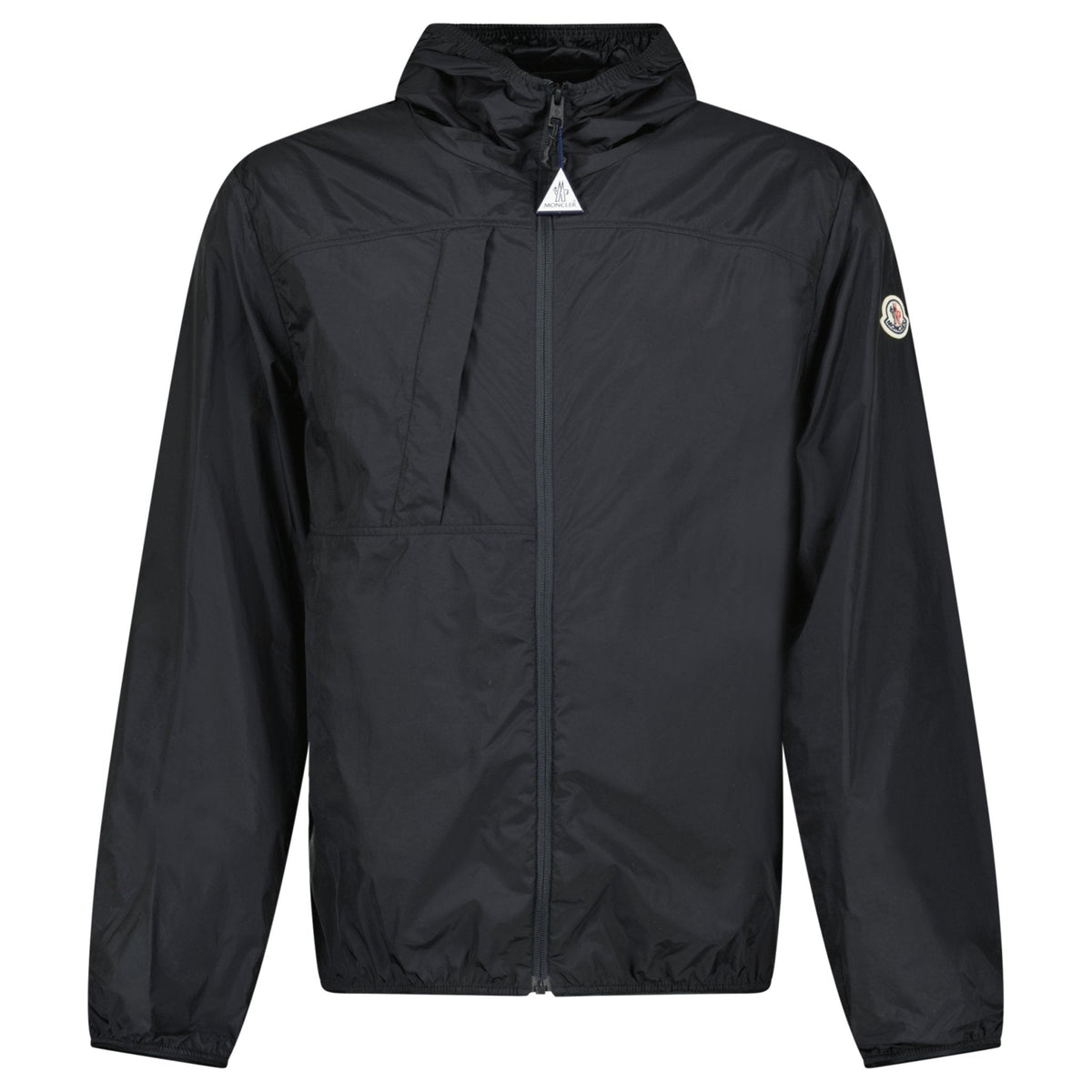 MONCLER HOODED HAADRIN WINDBREAKER JACKET BLACK