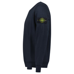 STONE ISLAND CREW NECK SWEATSHIRT NAVY
