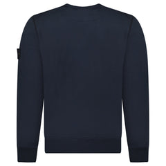 STONE ISLAND CREW NECK SWEATSHIRT NAVY