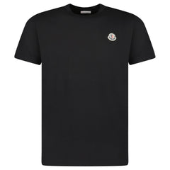 MONCLER LOGO PATCH COTTON T-SHIRT (PACK OF THREE) BLACK