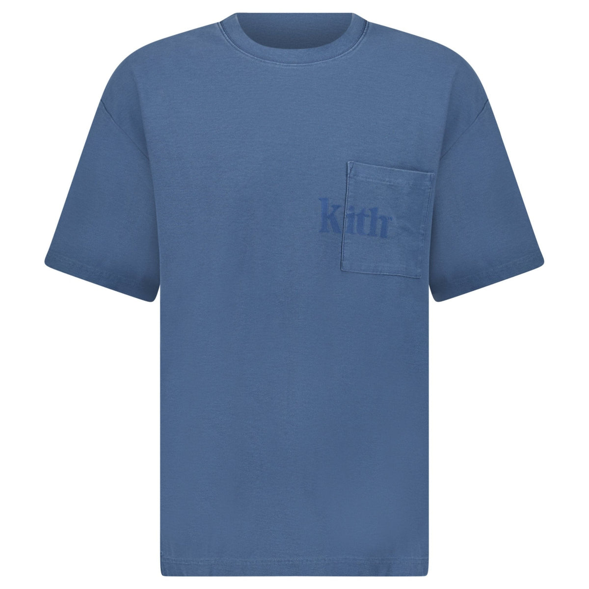 KITH LOGO T-SHIRT NAVY BLUE