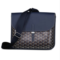 GOYARD COURSIER MESSENGER BAG NAVY BLUE