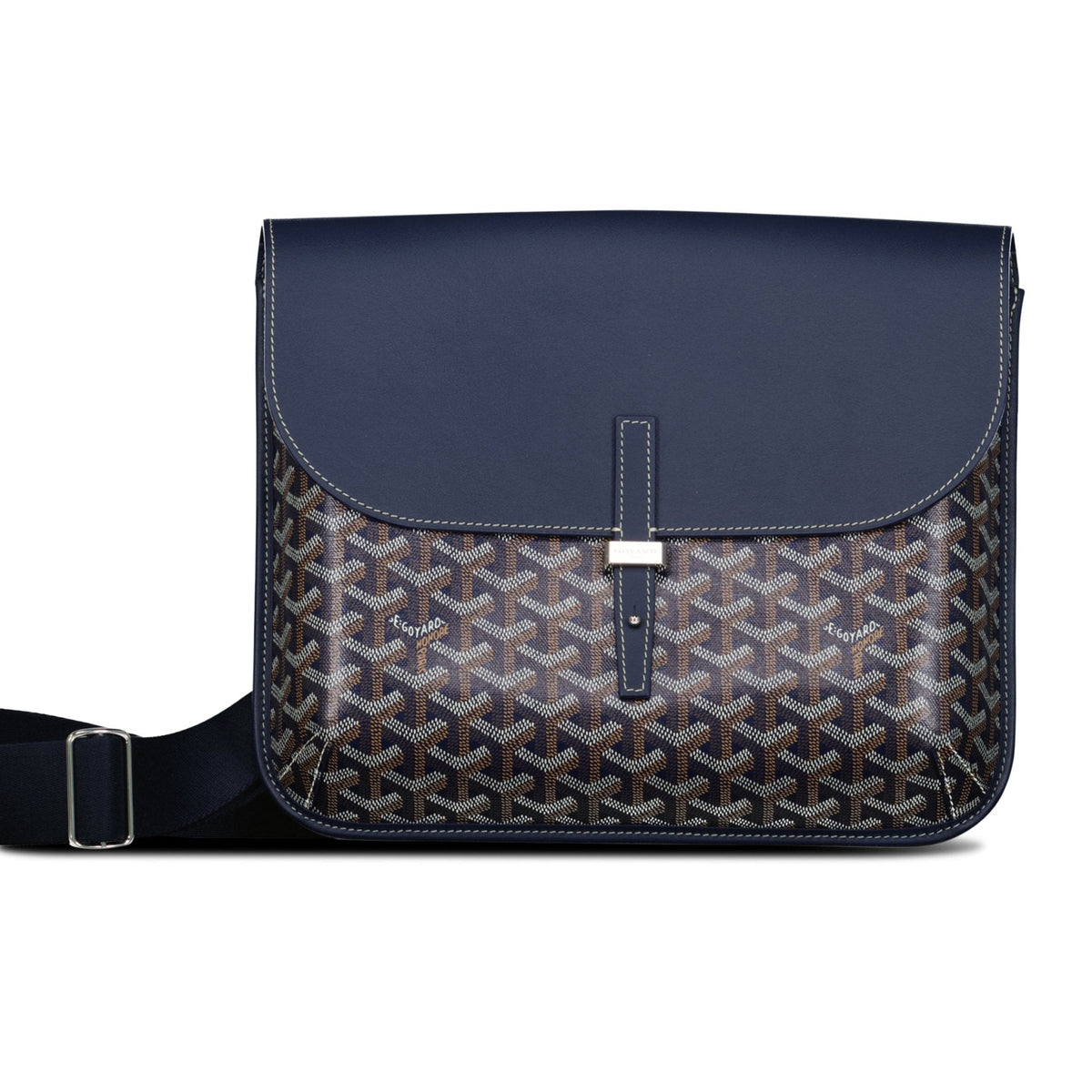 GOYARD COURSIER MESSENGER BAG NAVY BLUE