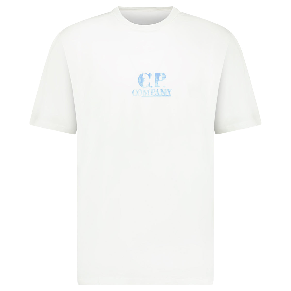 CP COMPANY 30/1 JERSEY GRAPHIC LOGO T-SHIRT WHITE