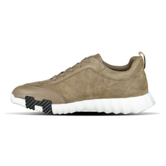 HERMES BOUNCING SNEAKER BROWN LEATHER / SUEDE