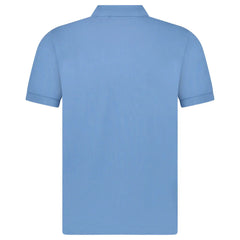STONE ISLAND COMPASS LOGO POLO BLUE
