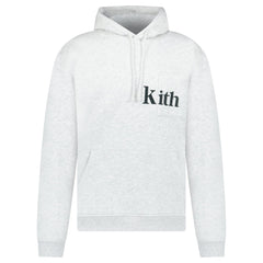 KITH LOGO HOODIE GREY
