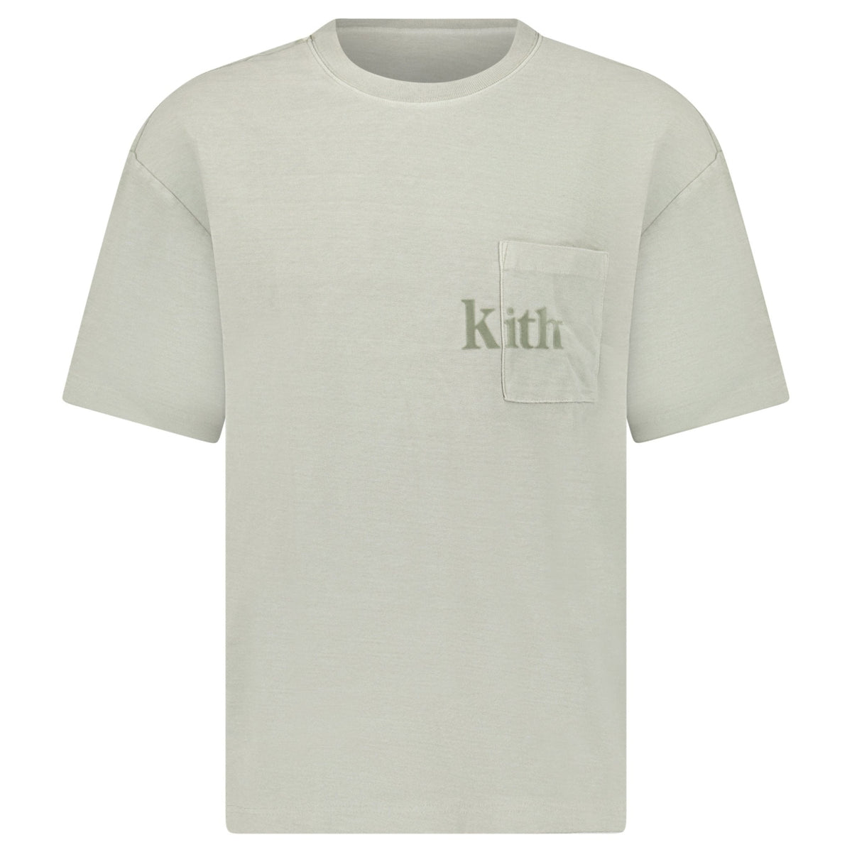 KITH LOGO T-SHIRT HAZE GREEN