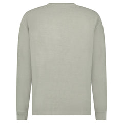 KITH LOGO LONG SLEEVE T-SHIRT HAZE GREEN