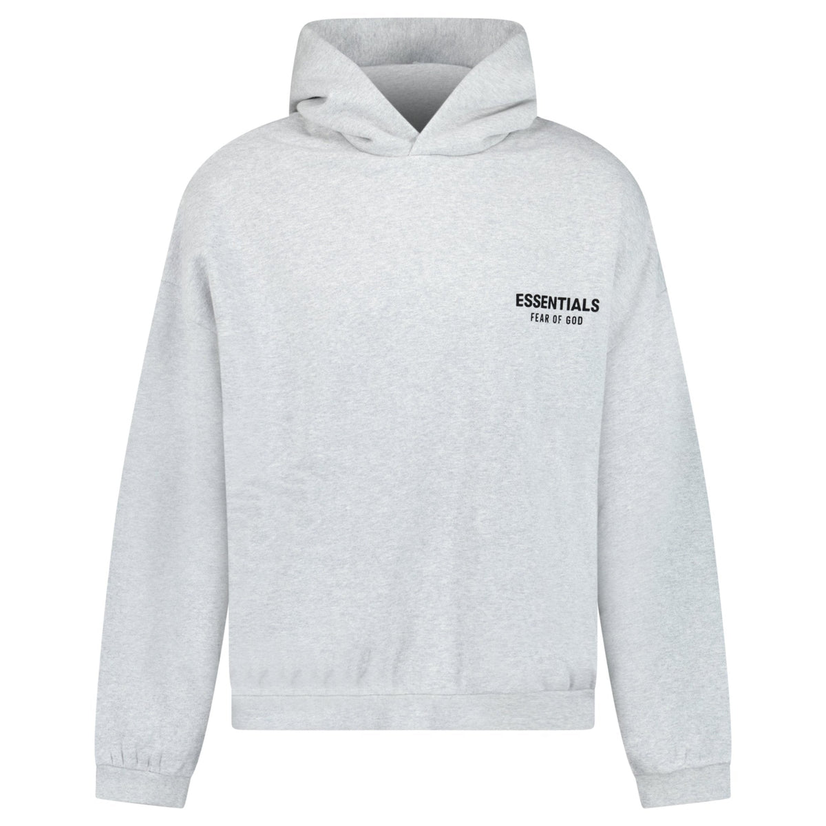 FEAR OF GOD ESSENTIALS PULL-OVER LIGHT HEATHER GREY HOODIE