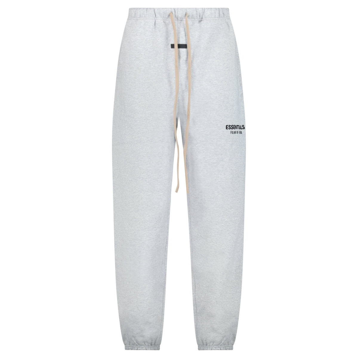 FEAR OF GOD ESSENTIALS LOGO-PRINT SWEATPANTS LIGHT HEATHER GREY